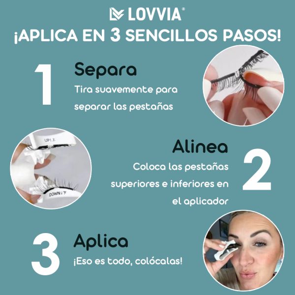 Kit de Pestañas Magnéticas Reutilizables