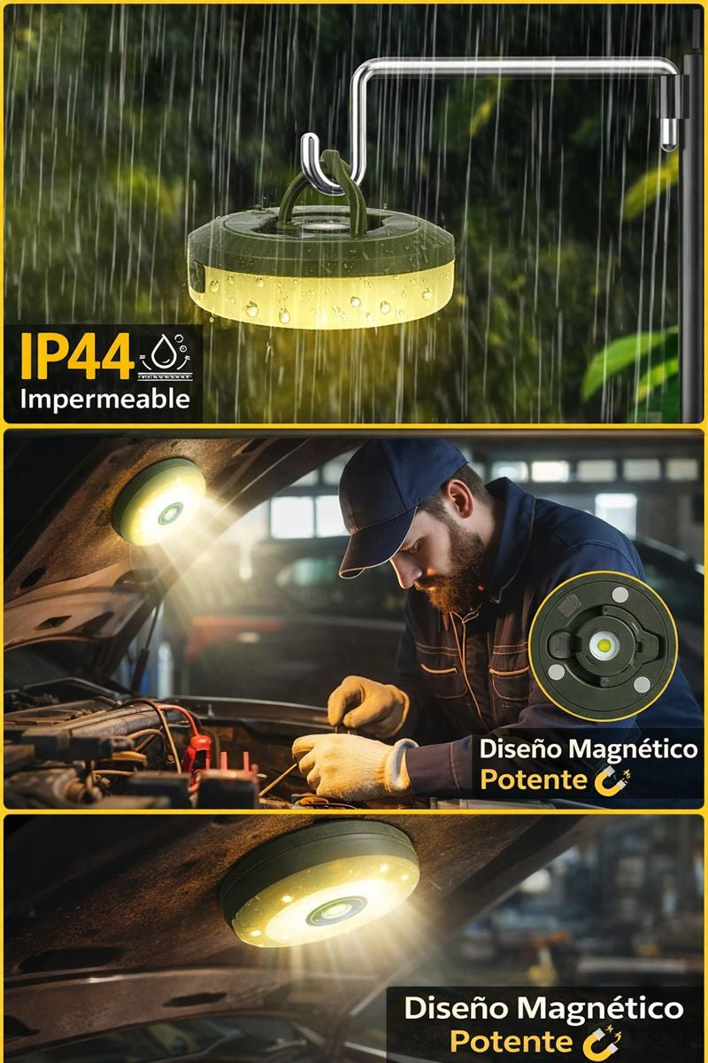 Luces Cámping USB Recargable para Fiestas, Camping, Decoración