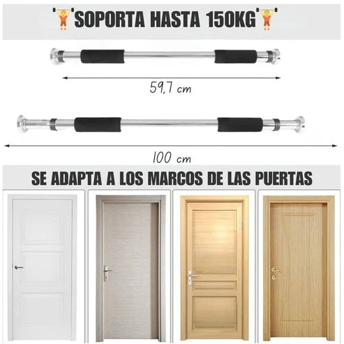 Barra de ejercicios (Doorgym) fortalece tu cuerpo y tu salud en casa