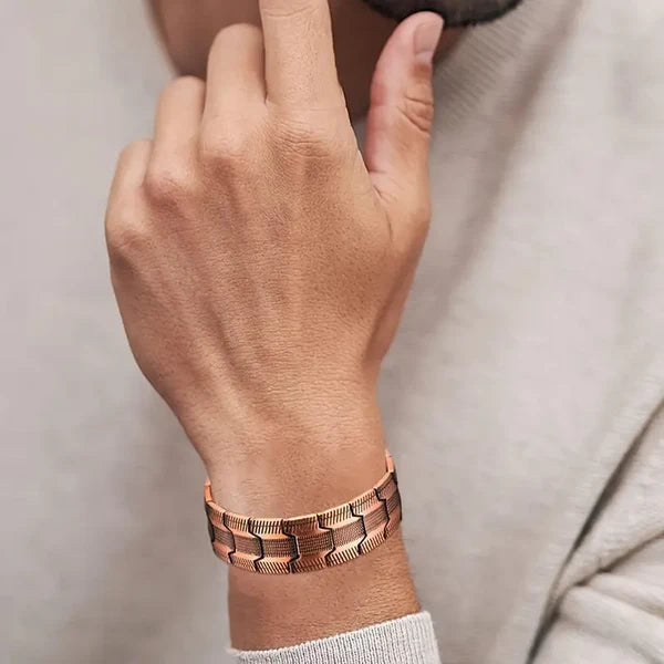 Pulsera de Cobre Terapéutica - Alivio que se lleva Puesto