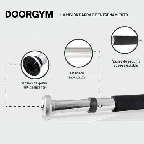 Barra de ejercicios (Doorgym) fortalece tu cuerpo y tu salud en casa