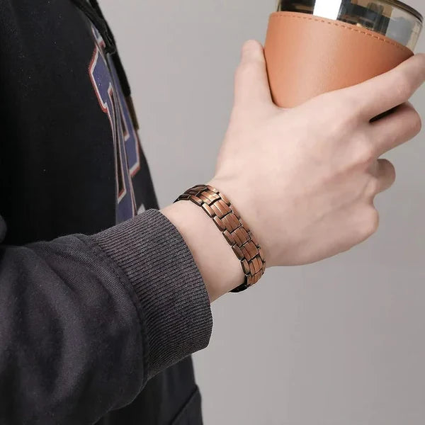 Pulsera de Cobre Terapéutica - Alivio que se lleva Puesto
