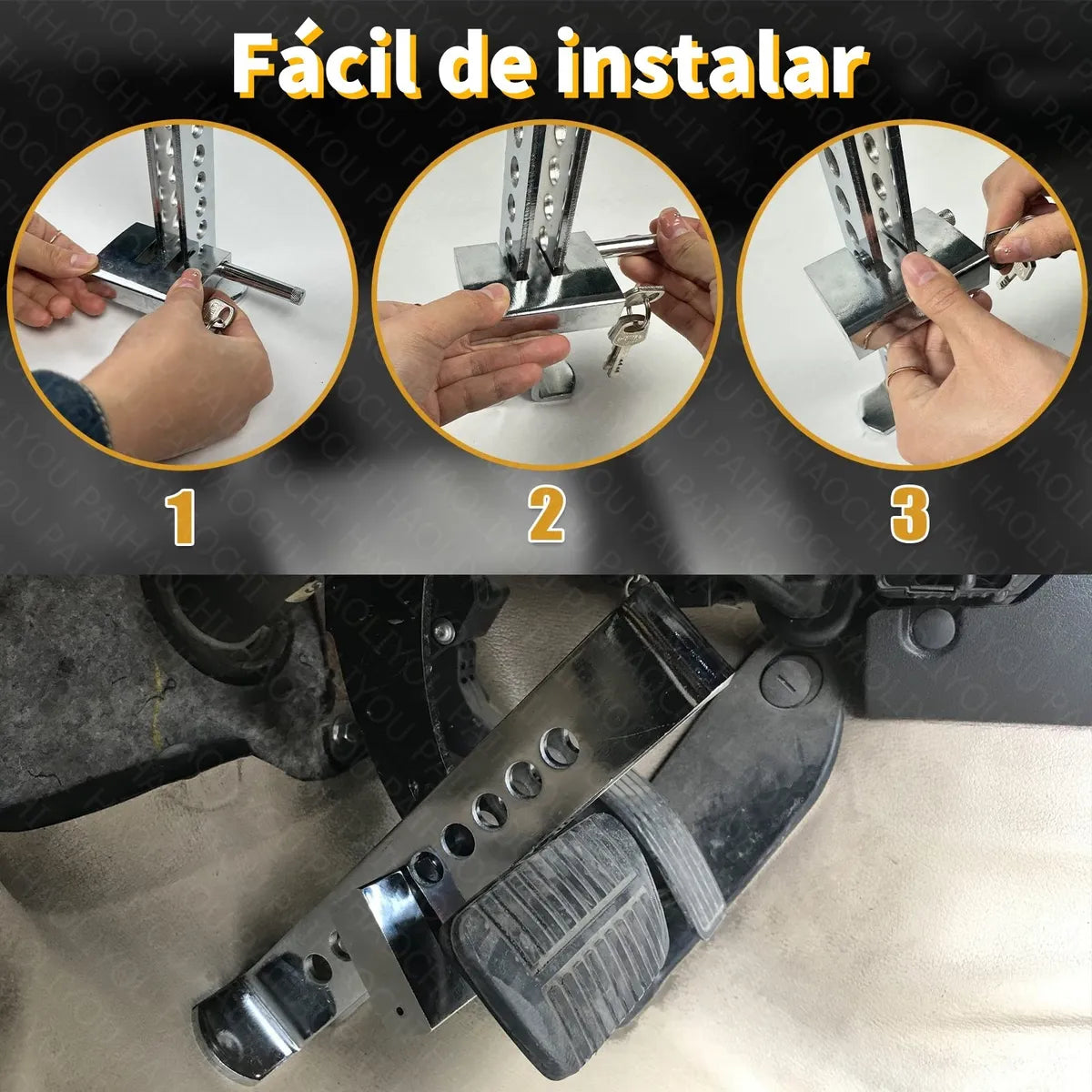 Pedal Lock Pro - Traba Pedal Auto Antirrobo