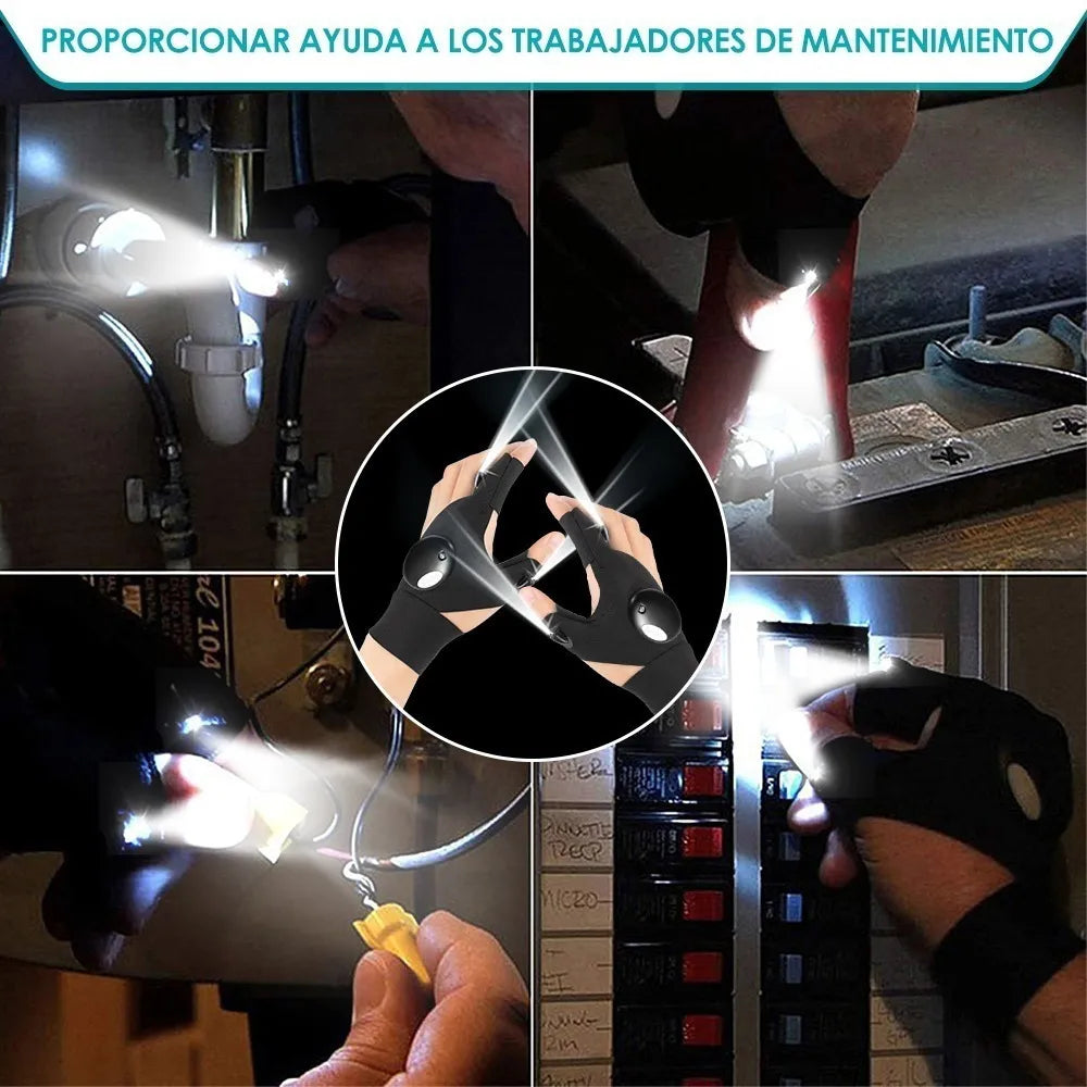Guantes LED Premium Multifunción⚡