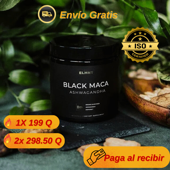 Maca Negra Orgánica con Ashwagandha
