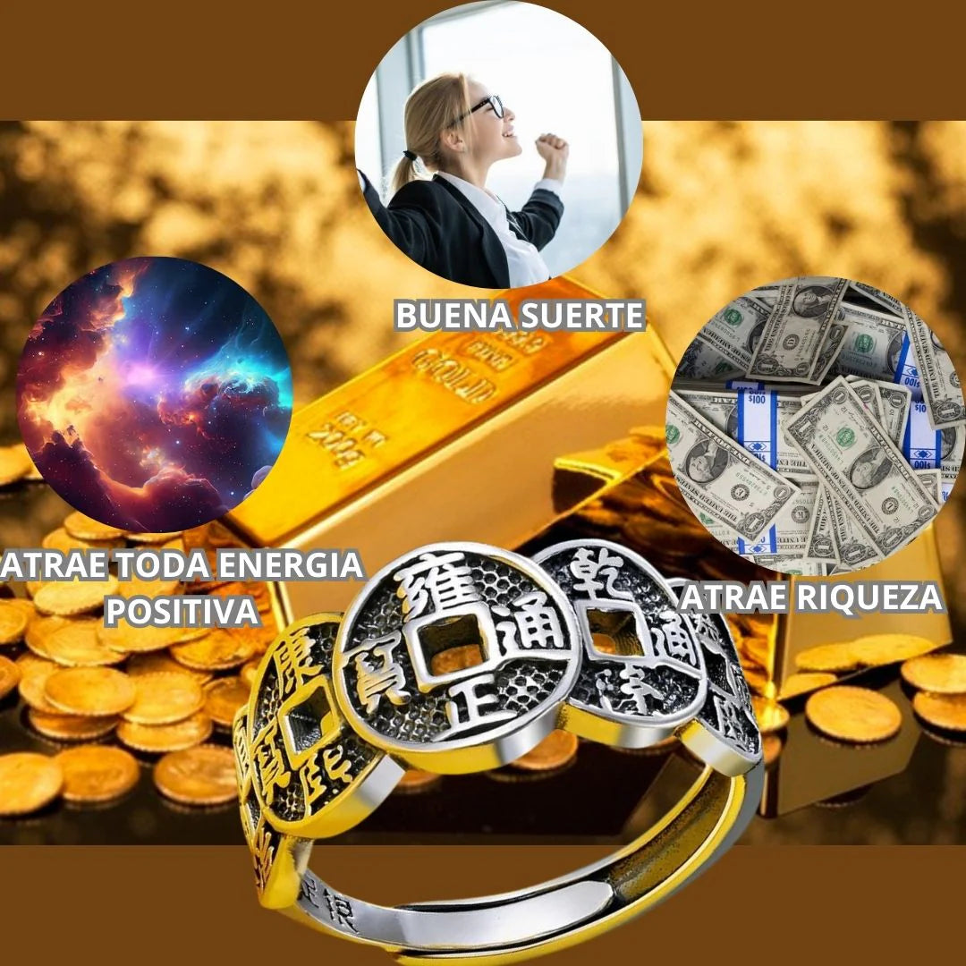 ANILLO LEGENDARIO DE LOS 5 EMEPERADORES / OFERTA🔥LLEVE 2 Y PAGUE 1🔥