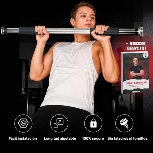 Barra de ejercicios (Doorgym) fortalece tu cuerpo y tu salud en casa