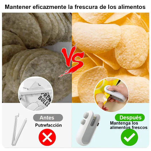 Mini Sellador de bolsa Pro Recargable