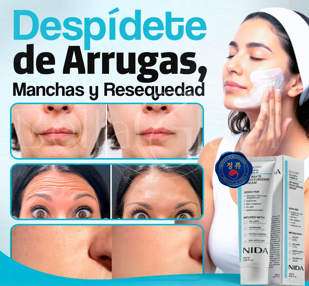 Crema Facial Coreana | Rejuvenecedora con Colágeno y Niacinamida