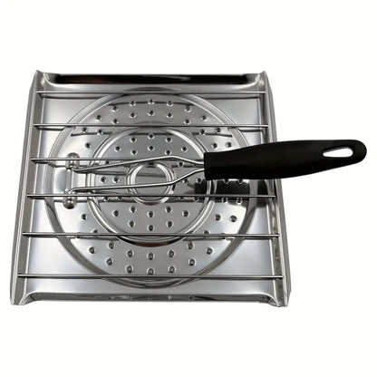 Tostador Manual para Pan en acero inoxidable (Pack 2 unidades)