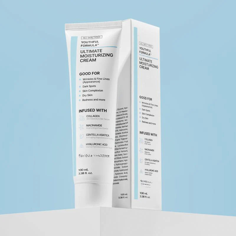 Crema Facial Coreana | Rejuvenecedora con Colágeno y Niacinamida