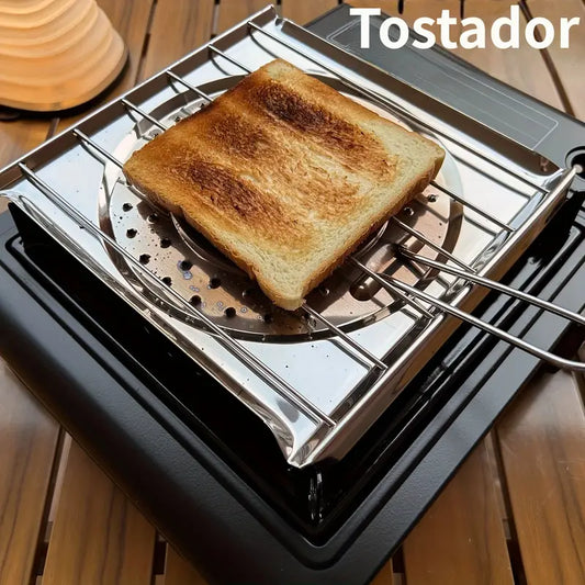 Tostador Manual para Pan en acero inoxidable (Pack 2 unidades)