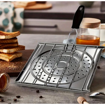 Tostador Manual para Pan en acero inoxidable (Pack 2 unidades)
