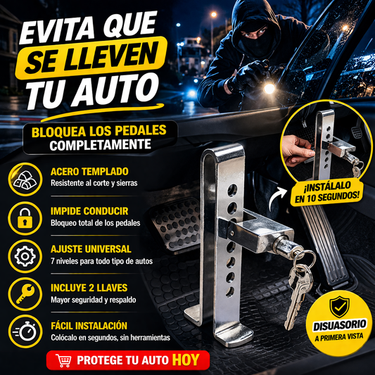 Pedal Lock Pro - Traba Pedal Auto Antirrobo