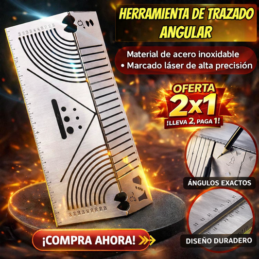 Regla ArcoMaster 90° ¡Marca, mide y dobla con precisión total!