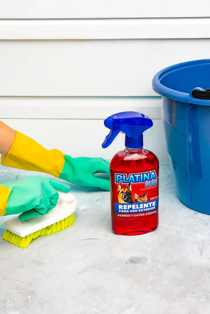 2x 1 Repelente de Perros y Gatos Ajenos - Para Exteriores Protege tu hogar - Ultra Concentrado 500ml