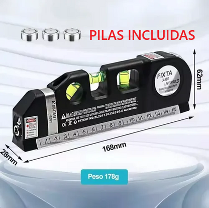Metro y Nivel Laser Pro Multifuncional