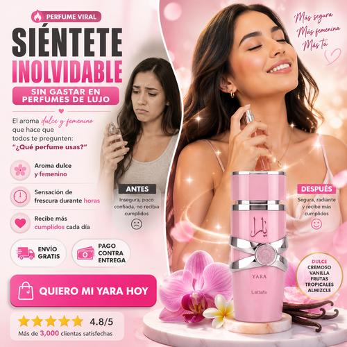 Perfume Yara deLattafa Yara 100ml - Descubre por qué todas hablan de Yara. 💖✨
