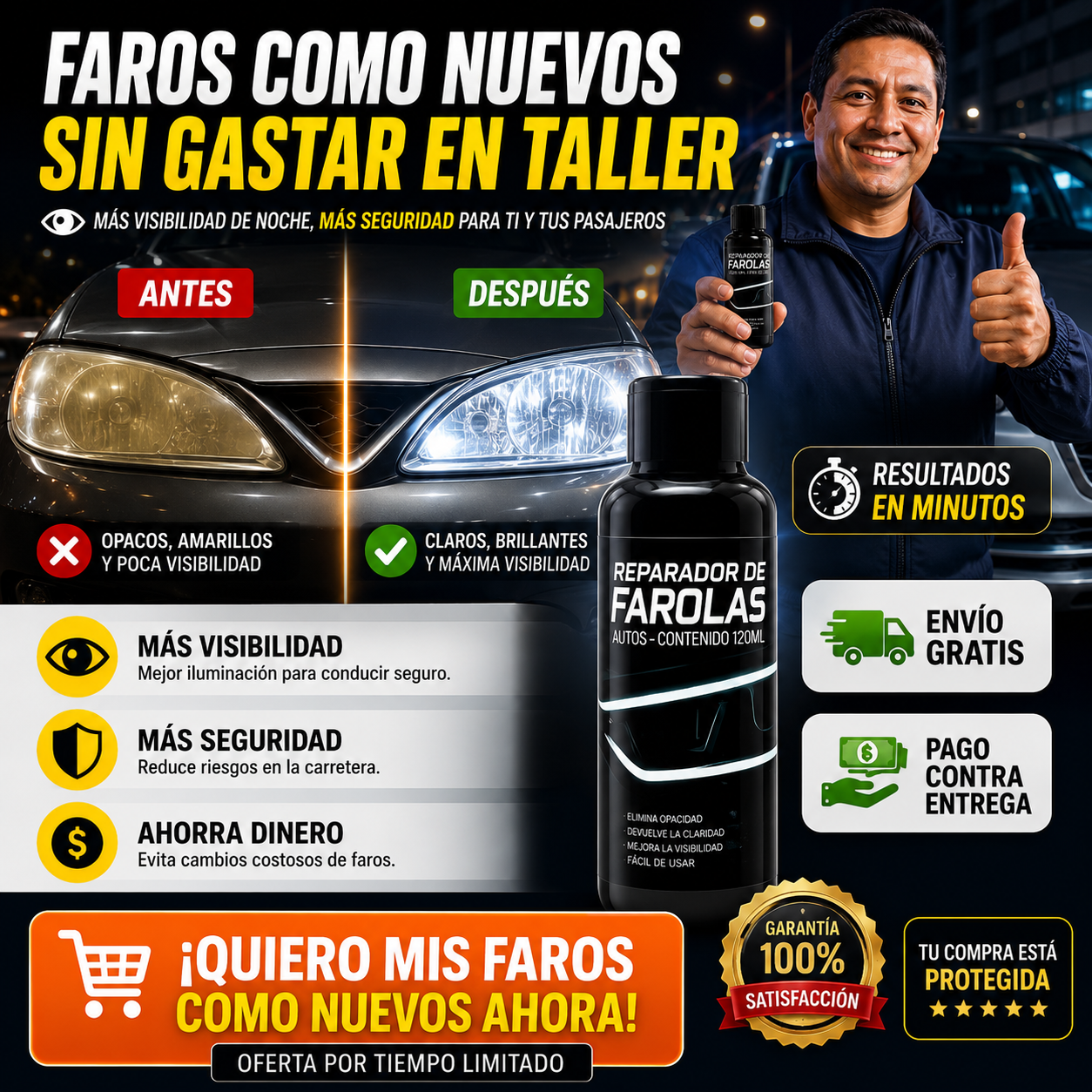 RESTAURADOR DE FAROLES - 🔥OFERTA LLEVA 2 Y PAGA 1🔥