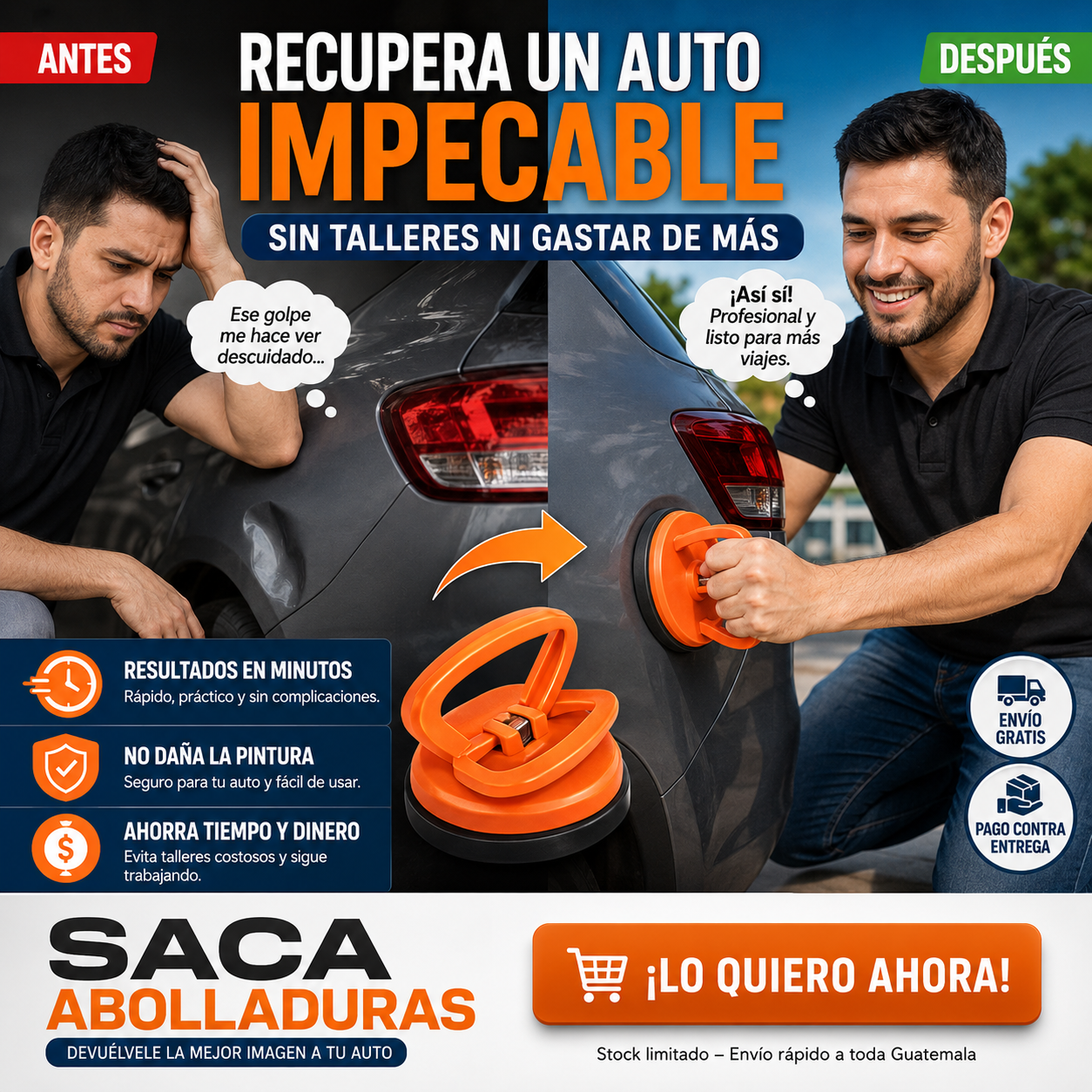 Extractor de Abolladuras - Elimina abolladuras HOY y ahorra dinero