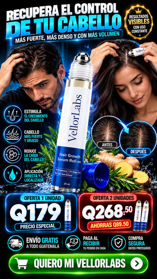 Suero Capilar – Tratamiento para alopecia