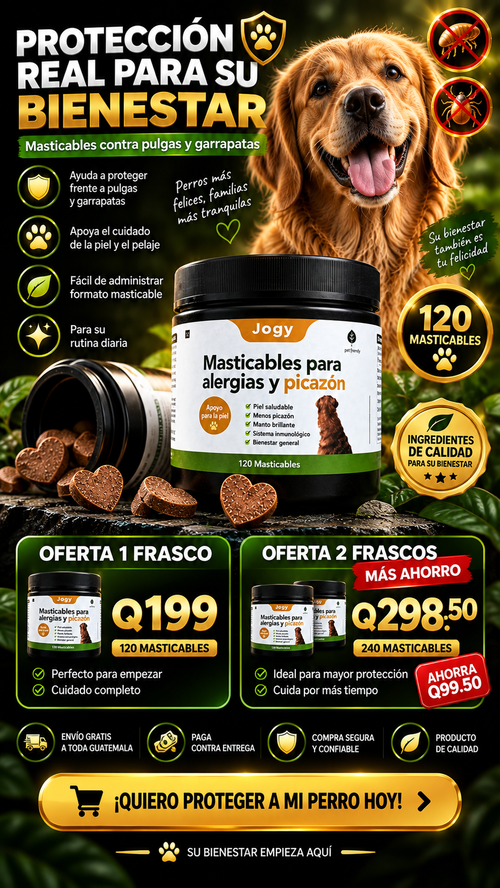 🐾 Jogy: Protección Masticable para tu Perro