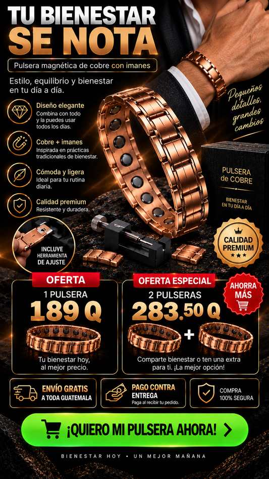 Pulsera Magnética de Cobre