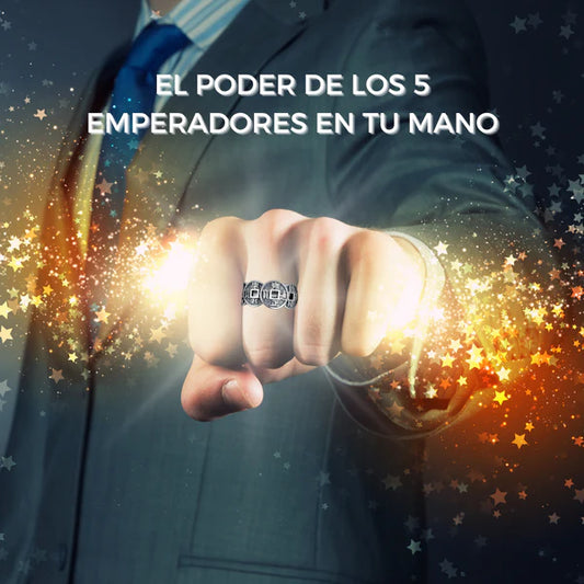 ANILLO LEGENDARIO DE LOS 5 EMEPERADORES / OFERTA🔥LLEVE 2 Y PAGUE 1🔥